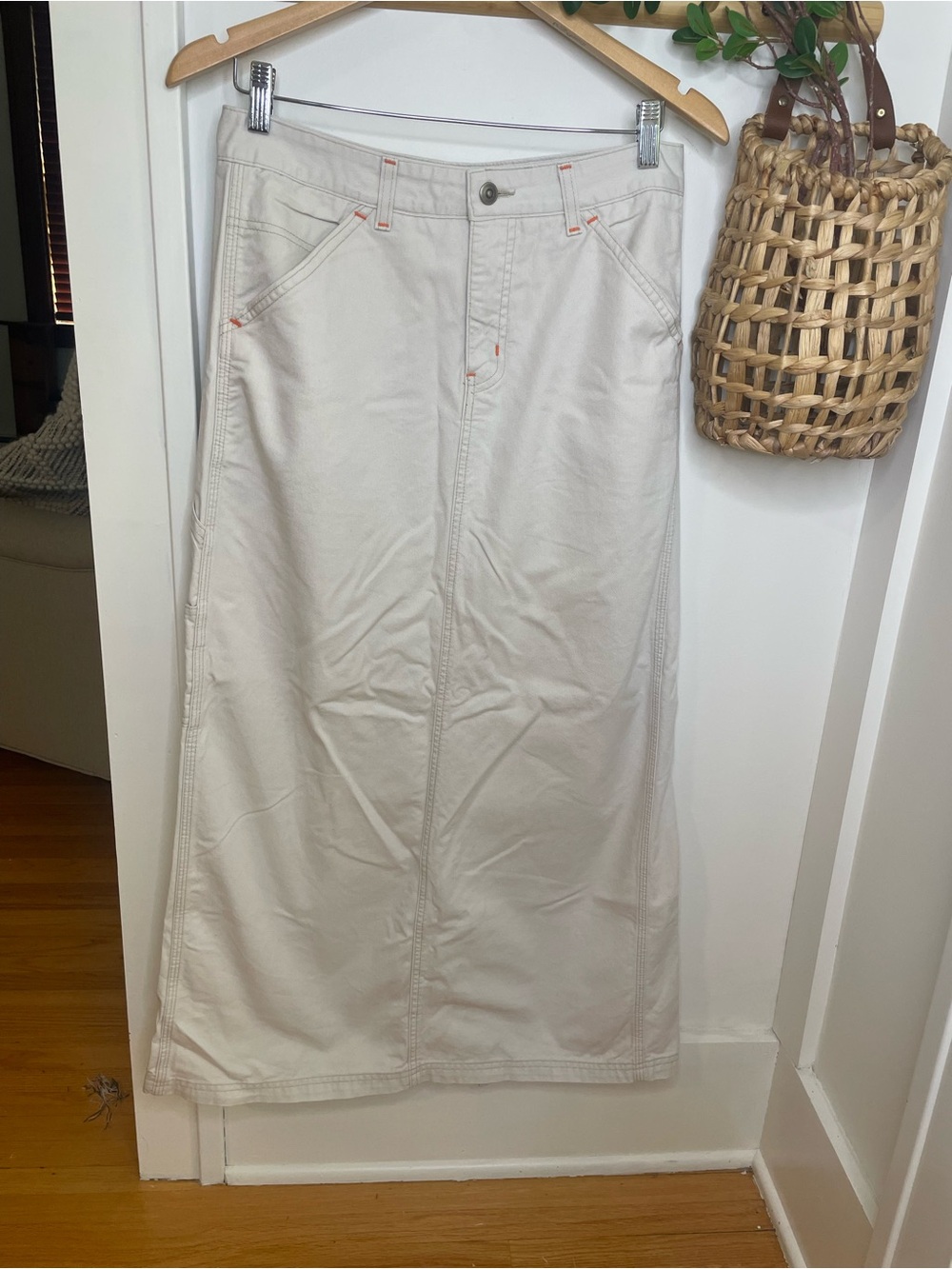 VTG Billy Blues utility maxi skirt